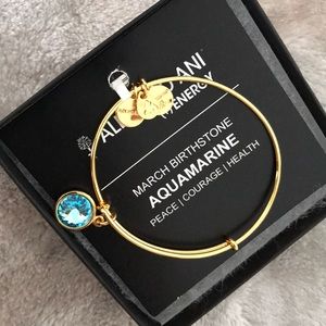 Alex and Ani Aquamarine bracelet